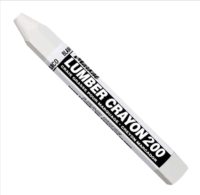 Markal 200 Series Wax Lumber Crayon - White