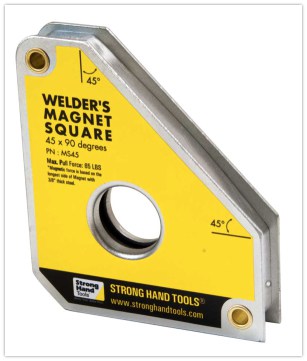 Strong Hand Tools MS45 Standard Magnetic Square (45° & 90°)