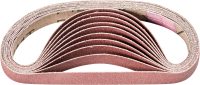 Pferd 1/2" x 12" Aluminum Oxide File Belt, 120 Grit (10-Pack)