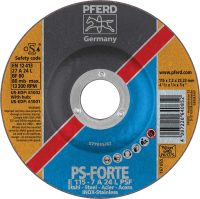 PFERD 4-1/2" PSF Steelox Grinding Wheel Type 27