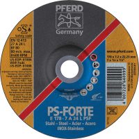PFERD 7-Inch PSF STEELOX Grinding Wheel Type 27