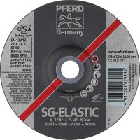Pferd 7-Inch Steel Grinding Wheel Type 27 1/4-Inch Thick