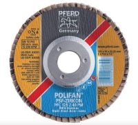 Pferd POLIFAN 4-1/2 Inch Zirconia Flap Disc 60 Grit Type 29 for Stainless Steel