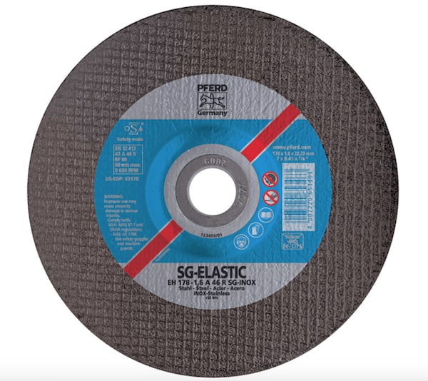 Pferd 4-1/2" x .045" x 7/8" Type 1 Cut-Off Wheel for Steel & Stainless