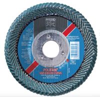 PFERD POLIFAN-CURVE 5-Inch Fillet Weld Flap Disc 40 Grit