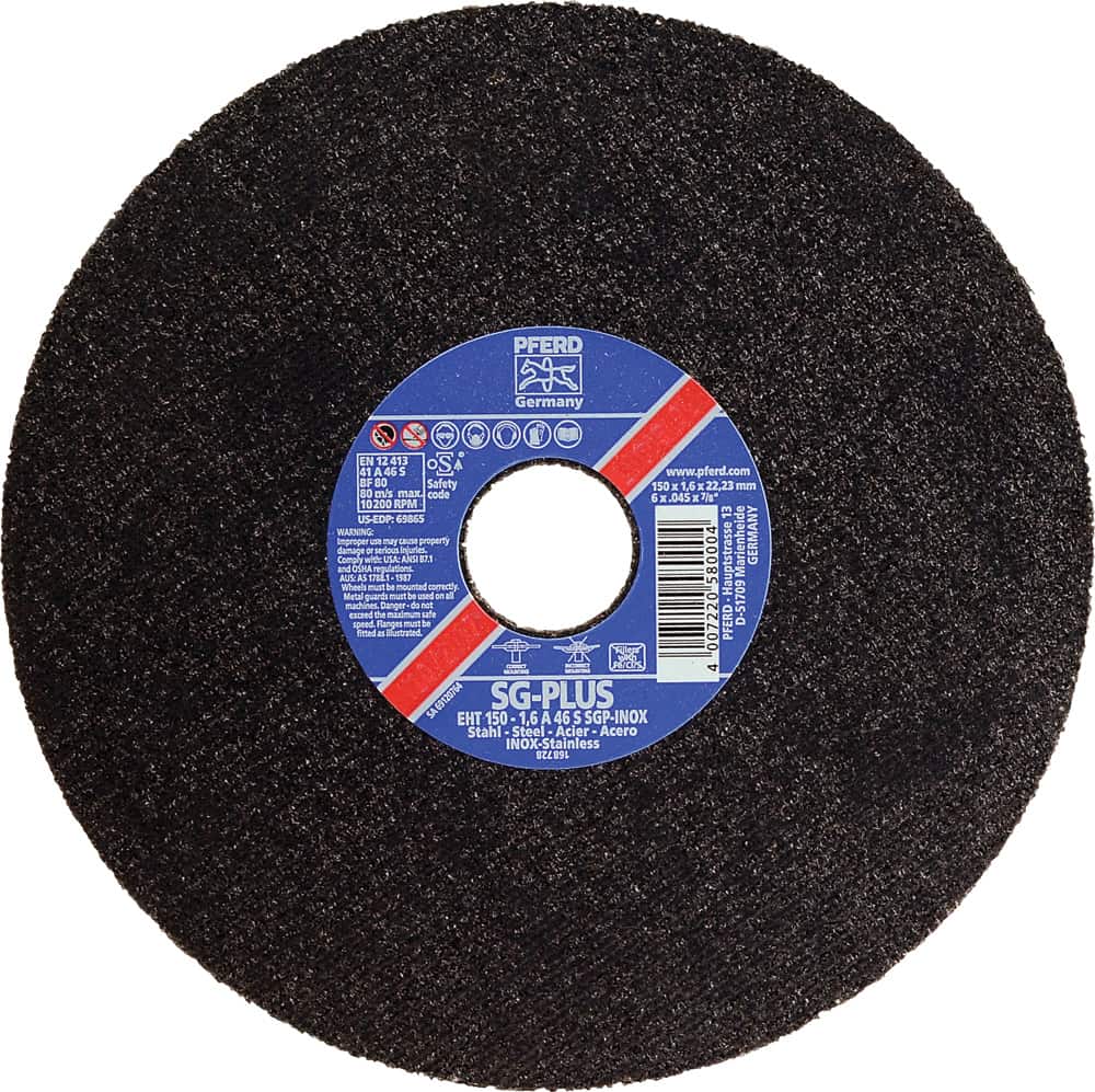 Pferd SG-PLUS 6-Inch Type 27 Cut-Off Wheel .045 Stainless/Steel
