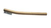 7-Inch Stainless Steel Detail Scratch Brush with Wood Handle