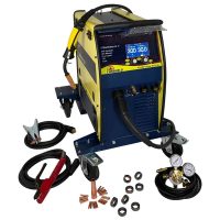 Canaweld 301 SL Silver Synergic Multiprocess Welder with MIG Gun