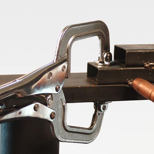 Strong Hand 11-Inch Locking C-Clamp with Swivel Pads
