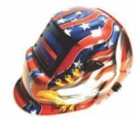 Powerweld Red Eagle Auto-Darkening Welding Helmet with Grind Mode