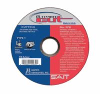 SAIT 22230 The Ultimate Cut 4-1/2-Inch Type 1 Cut-Off Wheel (50-Pack)