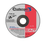 Sait Challenger 3 Flexible Grinding Wheel 4-1/2" Type 29 A36