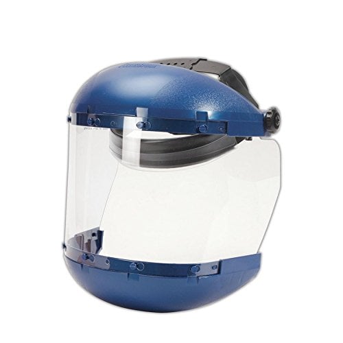 Sellstrom Advantage Series Face Shield with Ratchet Headgear - Blue/Clear