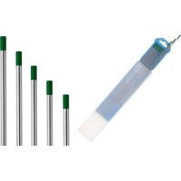 Pure Tungsten EWP Green Electrodes 1/8" for Aluminum TIG Welding
