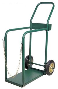 Medium Tandem Cylinder Cart - Back-to-Back Gas Bottle Dolly