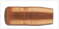 Tregaskiss Heavy Duty Slip-On Nozzle, 5/8" Bore, 1/4" Recess, Copper (10 Pack)