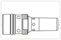 Tregaskiss 404-26 TOUGH LOCK Heavy Duty Retaining Head (Pack of 2)