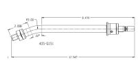 Tregaskiss 405 Series Custom Robotic MIG Gooseneck, 12.5 Inch