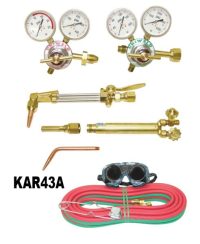 Uniweld KAR43A Roughneck Medium Duty Oxy-Acetylene Outfit - Harris Style