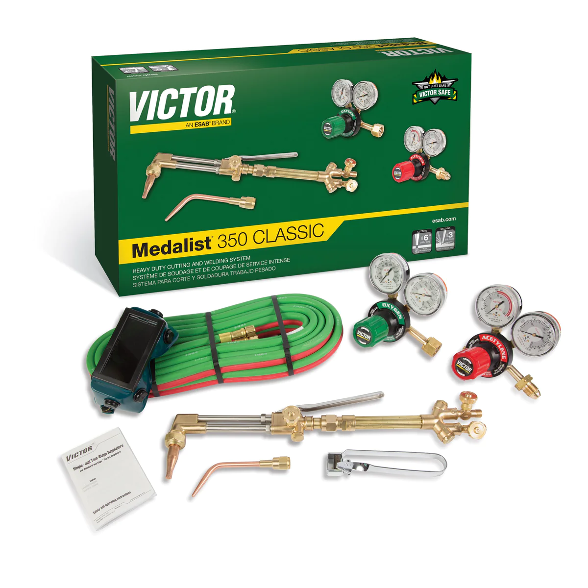 Victor Medalist G350 Classic Heavy Duty Acetylene Outfit CGA 540/510