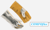 Weldas 10-2385 XL Aluminized Back High Heat Welding Gloves