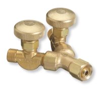 Oxygen Y-Valve Splitter with Shut-Offs