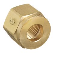 Western Enterprises 14-2 CGA-346 Air Inlet Nut, Brass