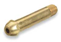 Western Enterprises 15-3SF Brass Inlet Nipple with Filter, 1/4" NPT x 3"