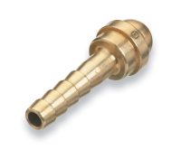 B-Size Brass Hose Nipple for 3/16" ID Welding Hose