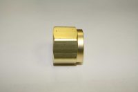 CGA-540 Oxygen Regulator Inlet Nut, Brass, 3000 PSIG