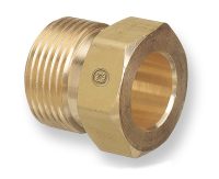 Western Enterprises CGA-680 Brass Inlet Nut, 3000-5500 PSIG