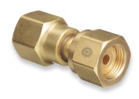 CGA-320 to CGA-580 Brass Cylinder Adaptor for Inert Gas Regulators