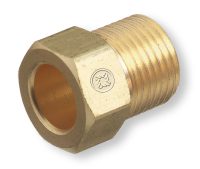Western Enterprises AW-14A Brass Inert Gas Nut CGA 032