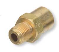 Western Enterprises AW-15A Inert Gas Adaptor, 1/4 NPT Male to B-Size Female