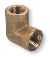Western Enterprises BEL-4HP Brass Pipe Elbow, 90 Degree, 1/4" NPT Female, 3000 PSI