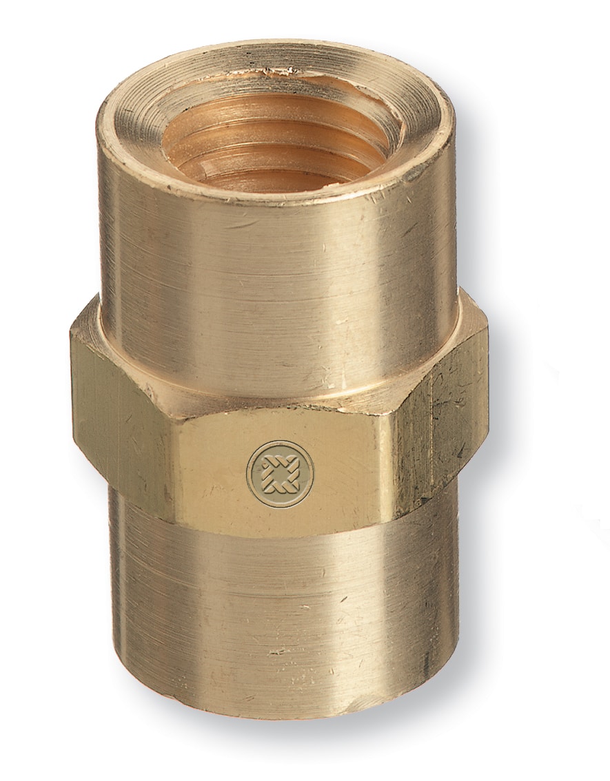 Western Enterprises BF-4HP High Pressure Brass Coupling 1/4" NPT Female