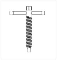 Replacement Spindle for UP Series Utility Clamps