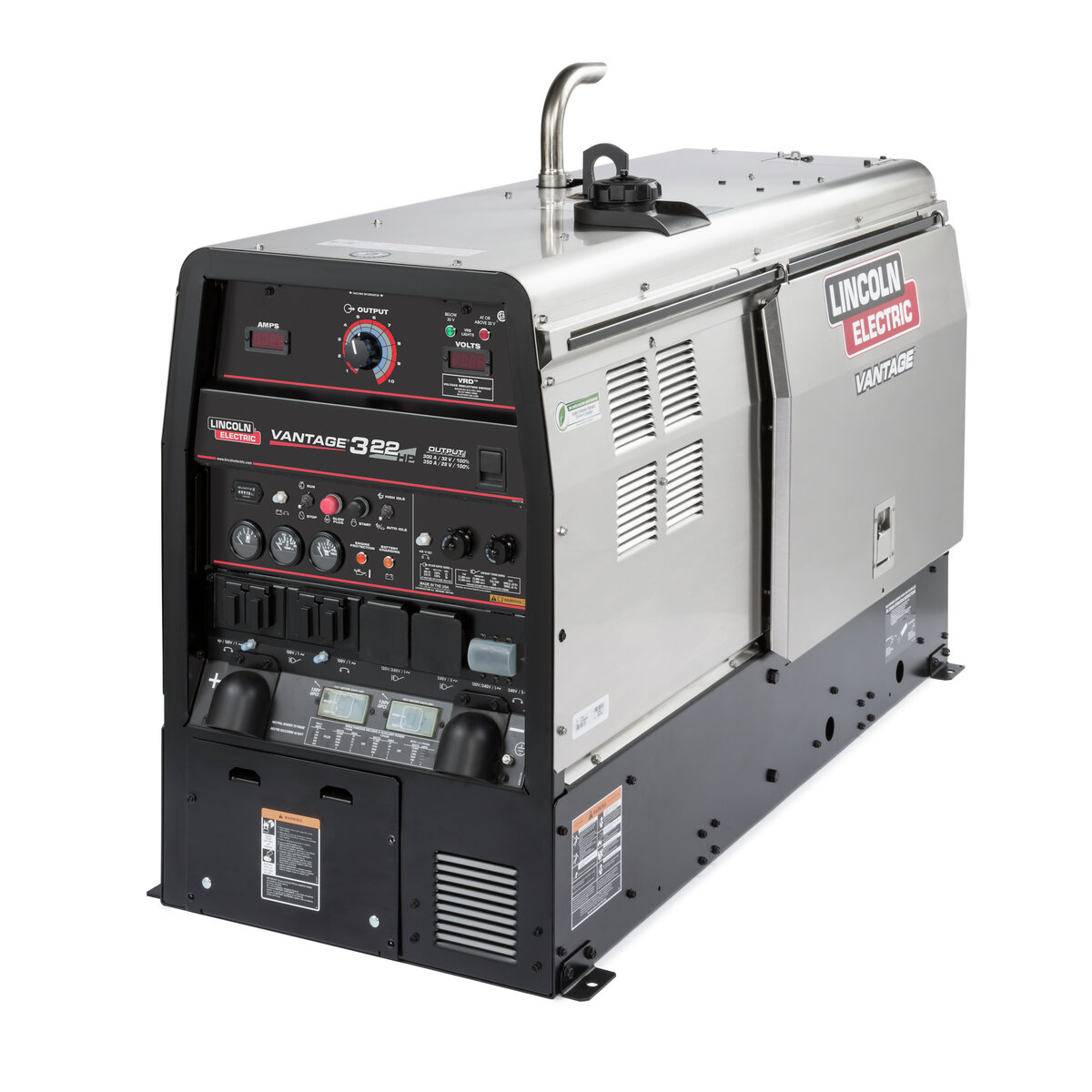 Lincoln Vantage 322 Kubota Diesel Welder with Trailer