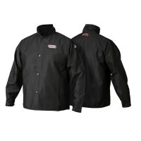 Lincoln Electric Traditional FR Cotton Welding Jacket, Black, 2XL