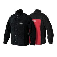 Lincoln Electric Heavy Duty Leather/FR Cotton Welding Jacket - Medium