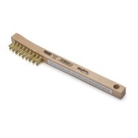Lincoln Electric 2x9 Row Brass Wire Brush for Aluminum