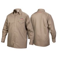 Lincoln Electric Khaki FR Cotton Welding Shirt - Large