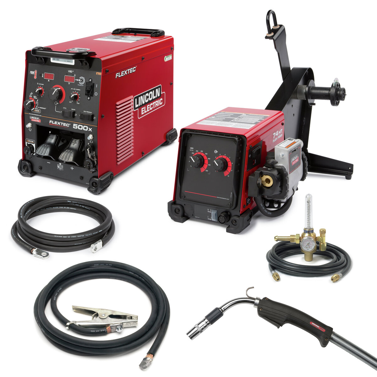 Flextec 500X / Flex Feed 74HT Heavy Duty Welding System