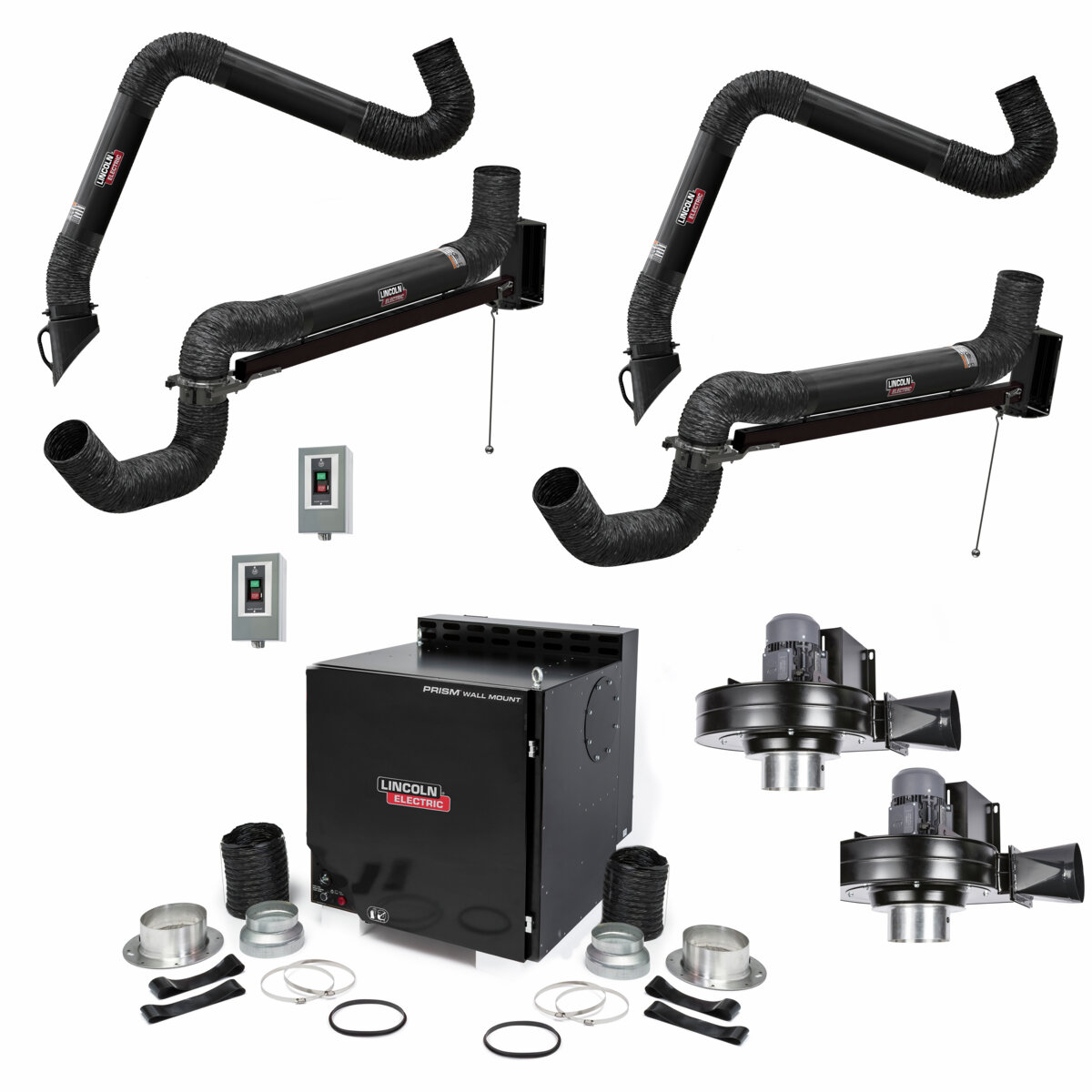 Statiflex 800 Dual Wall Mount Fume Extractor