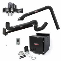 Lincoln Electric Prism Wall Mount Mechanized Cleaning One-Pak - 13ft Arm, 7ft Ext