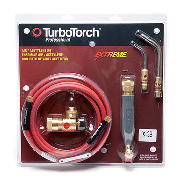TurboTorch X-3B Extreme Air Acetylene Torch Kit for B-Tanks